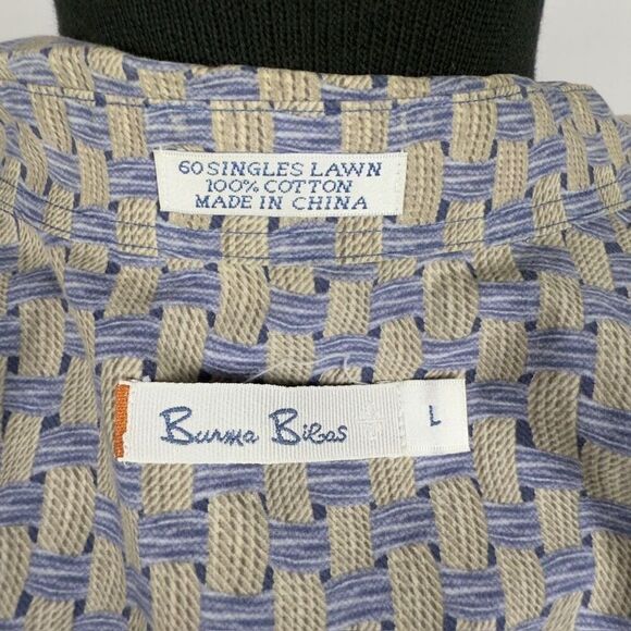 Tori Richard Floral Blue Short Sleeve Hawaiian Shirt - Men’s XL - Picture 6 of 8